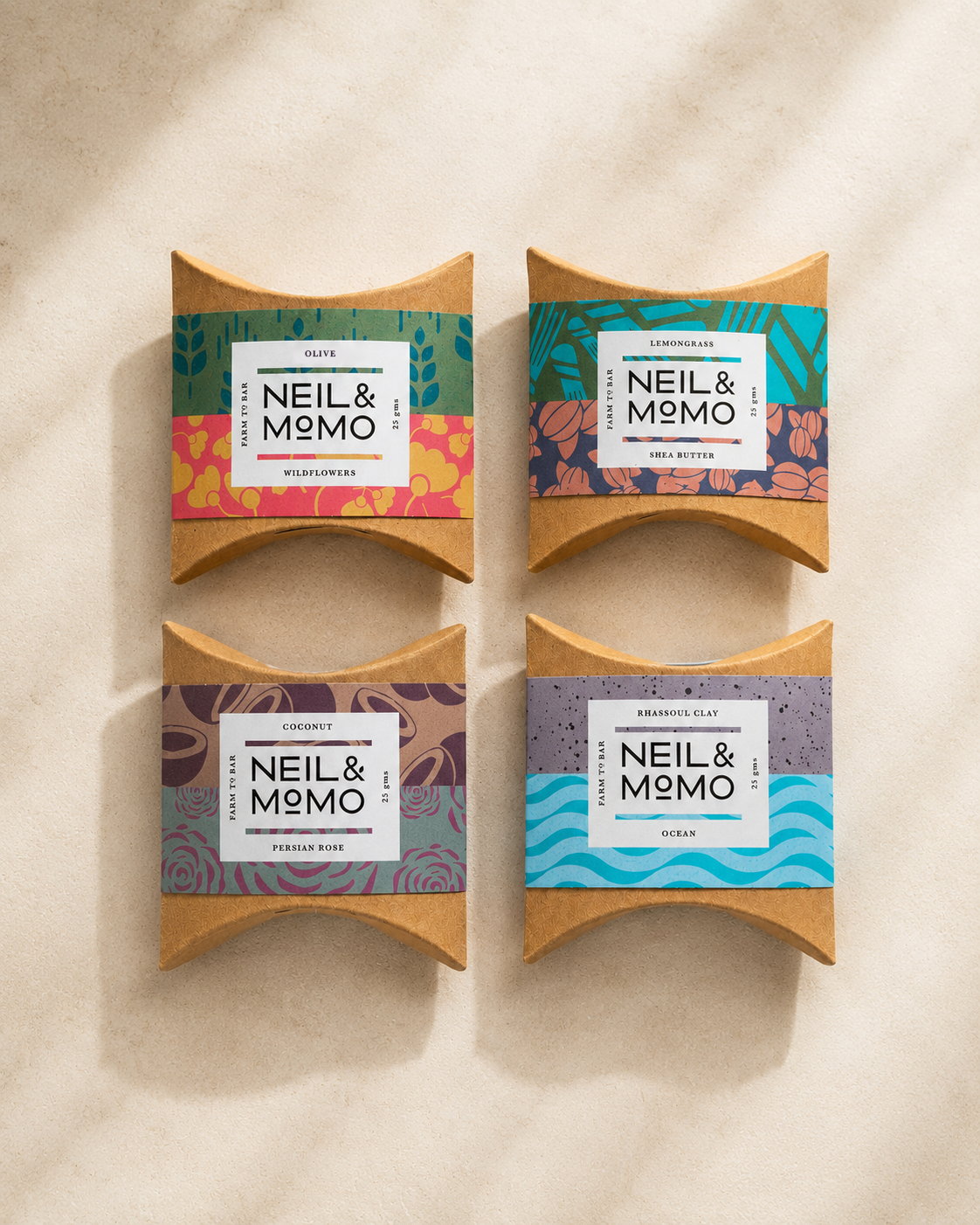 Mini Soap Collection (Pack of 4) | Sampler pack | Travel & Spa Soaps