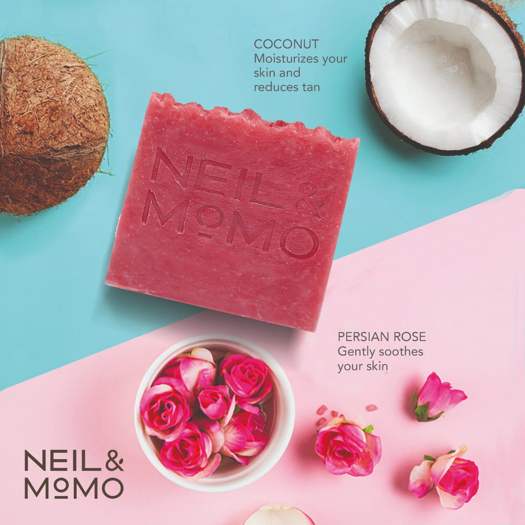 Coconut & Persian Rose Bath Bar