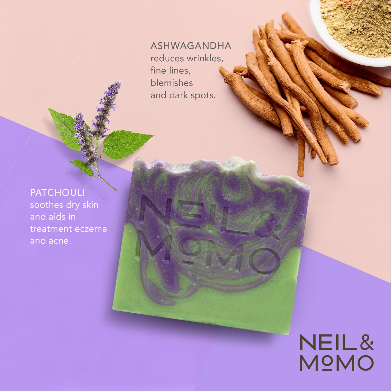 Ashwagandha & Patchouli Bath Bar